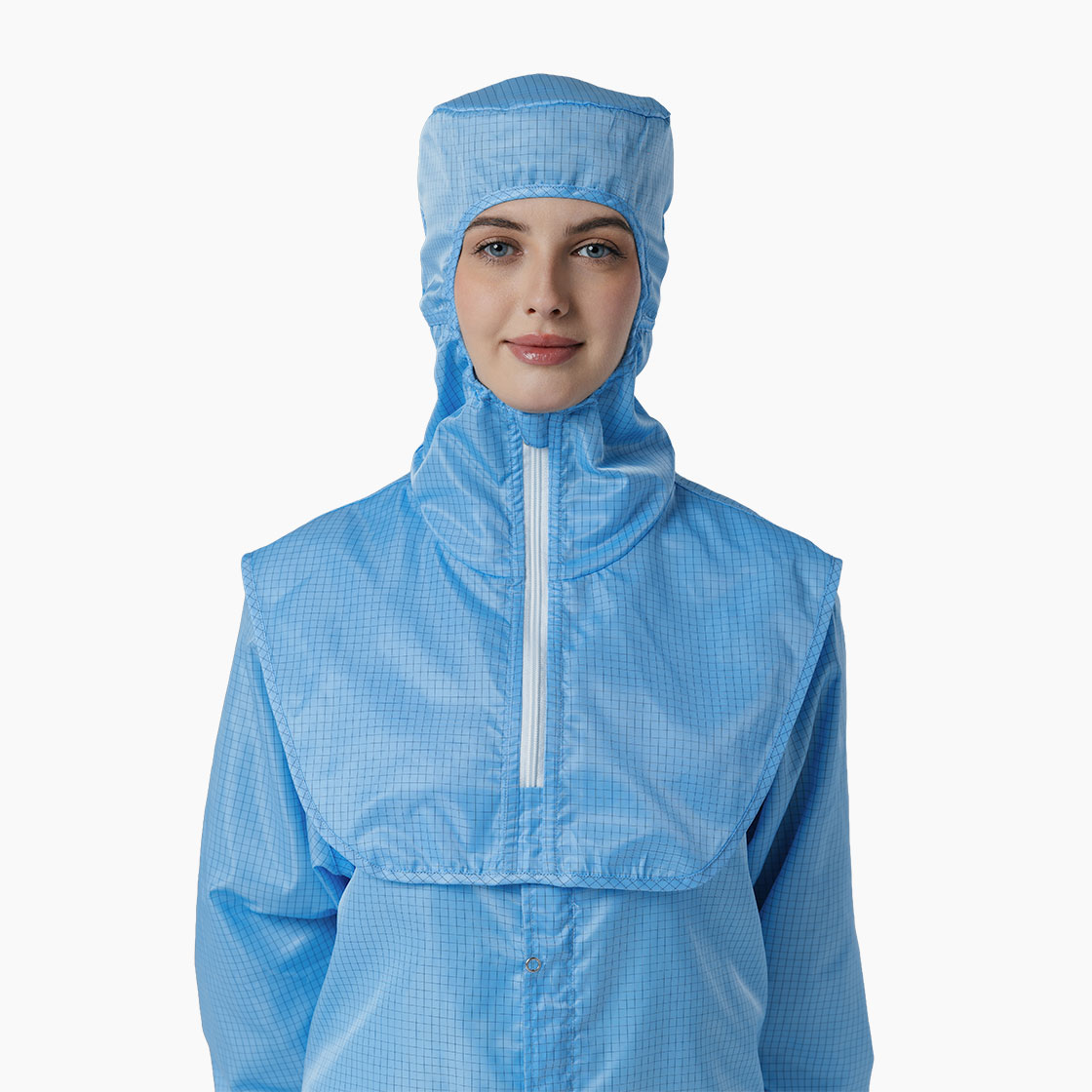 Капюшон с молнией многоразовый для чистых помещений Isotex™