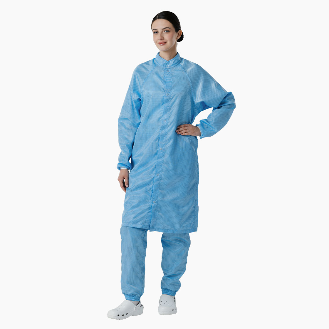 Халат на кнопках многоразовый для чистых помещений Isotex™