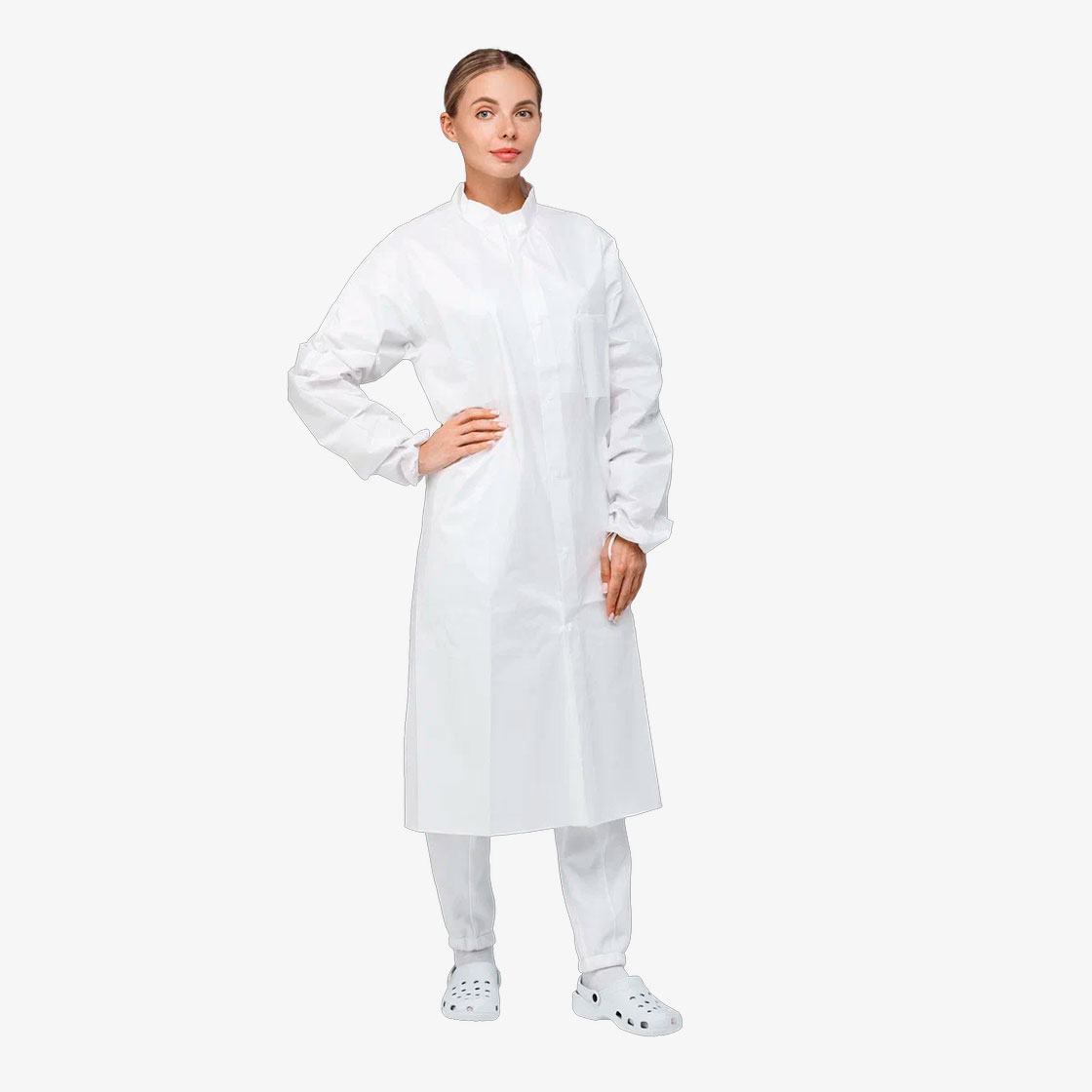 Laboratory coat with buttons Isogarm™ (sterile)